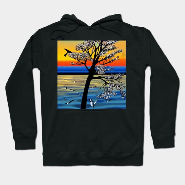 Picturesque Sunset Hoodie by ErikBowmanDesigns